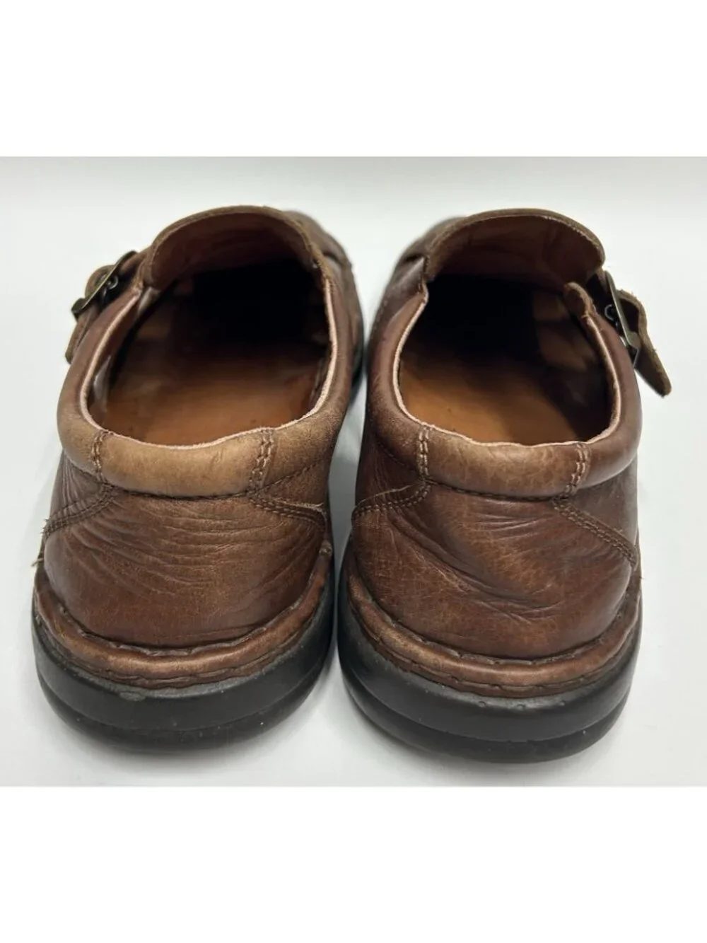Josef Seibel Fisherman Sandals Men Sz EU 44/US (10.5-11) Brown Leather Office